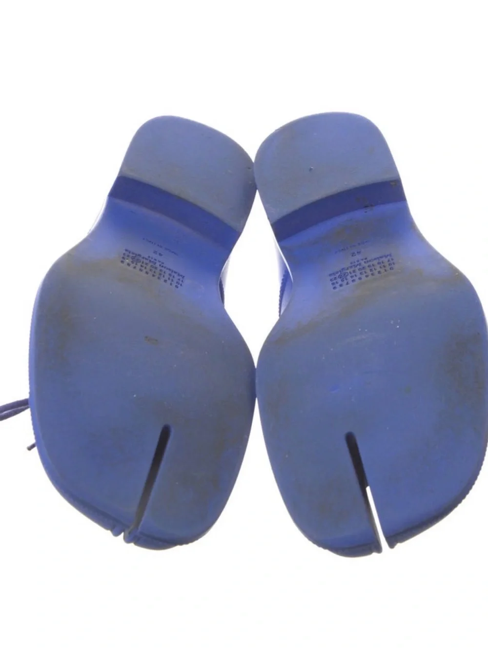 Maison Martin Margiela Electric Blue Split-Toe Derby Shoes